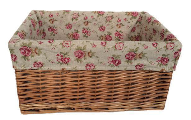 Lily Manor Wicker Decorative Basket, 34cm H x 47cm W x 23cm D