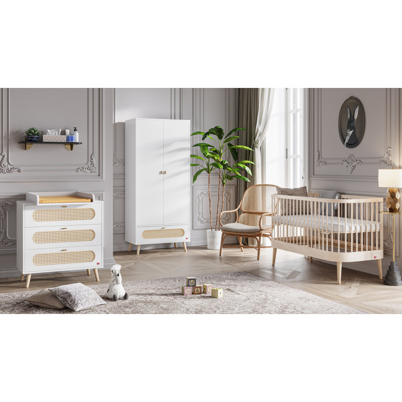 Alifa 2 Door Wardrobe, White
