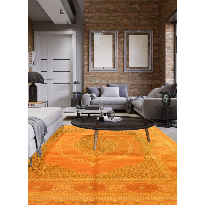 Tapis en laine pako 6 pi 1 po x 9 pi 2 po one-of-kind à la main-noué la 2010 Adrijus