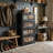 24" Wide Folding Storage Cabinet With Magnetic Doors, 4-Tier / 5-Tier Collapsible Plastic Organizer On Wheels (Black)