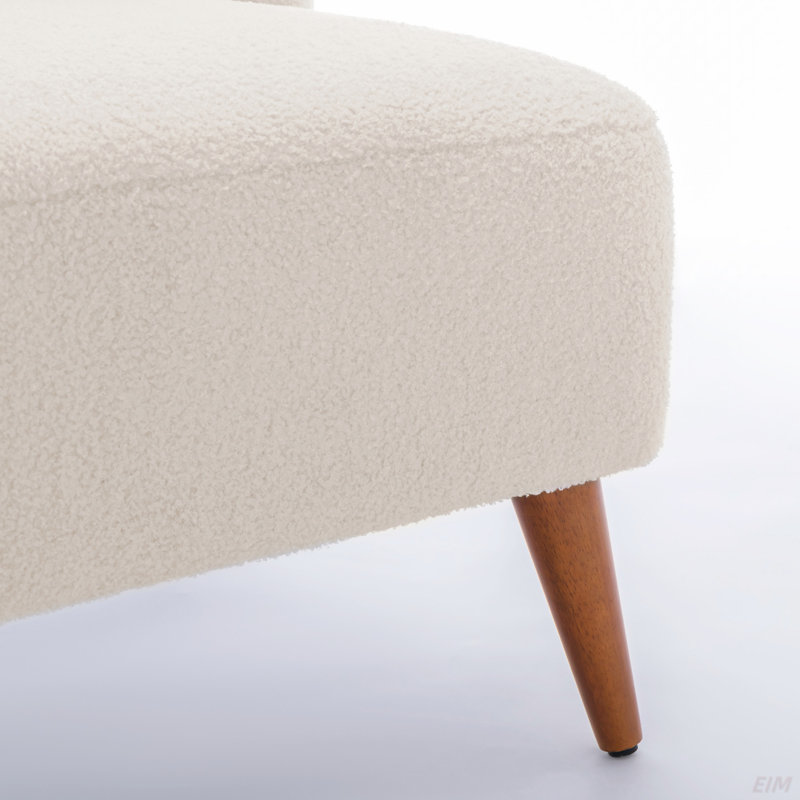 Fauteuil d'appoint Veda Boucle - blanc laiteux (fauteuil d'appoint)