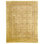 Hand Knotted Wool Area Rug in Gold