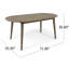 Table de salle à manger en bois massif Mount Barker-1118032262