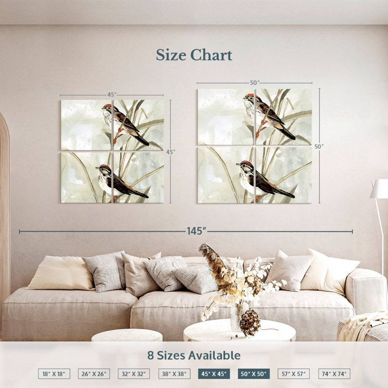 Brampt Neutral Spring II, 45" H x 45" W