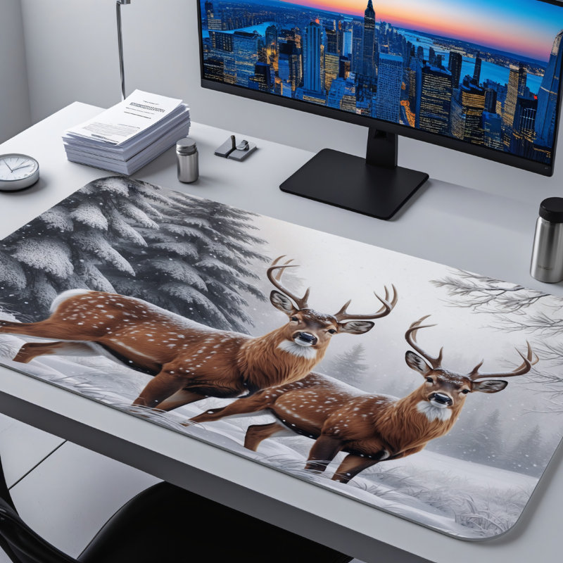 Polyester Desk Pad, 31.5x15.5