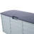 All Weather UV Pool Deck Box Storage Shed Bin Backyard Patio Outdoor W/ Wheel