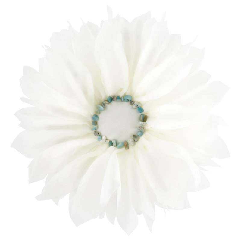  Accent Round Throw Pillow , White