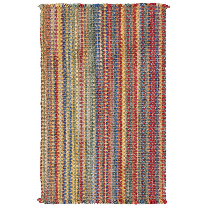 Porcupine Mountains Wool Indoor Rug, Vertical Stripe Rectangle 7' x 9'
