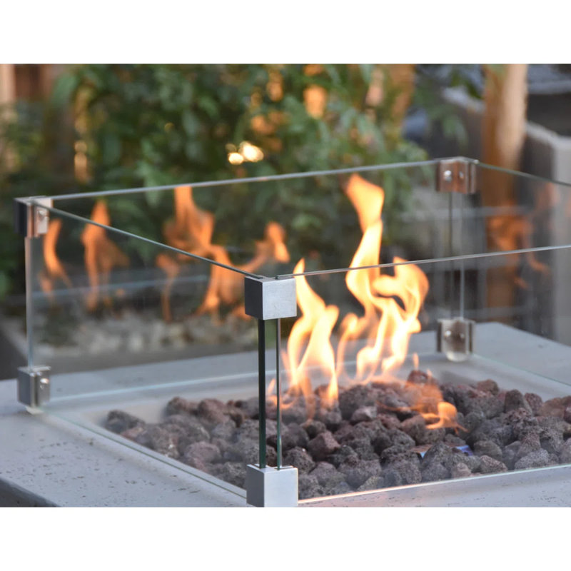 Pare-vent Manhattan pour table de feu Manhattan