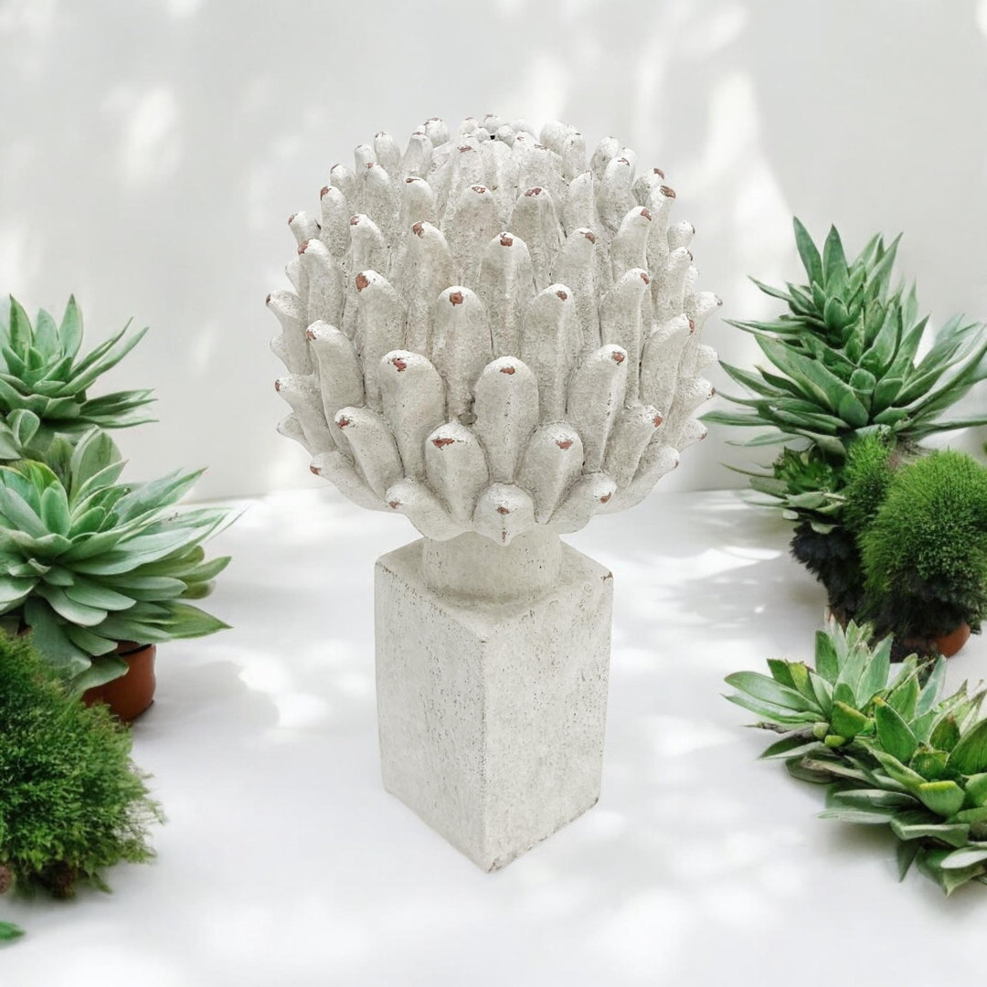 Elegant Orion Plant & Flower Sculpture – Perfect Centerpiece for Dining, Living Room, or Workspace Décor