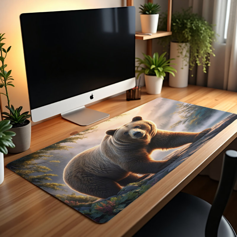 Polyester Desk Pad, 14.4x12.1