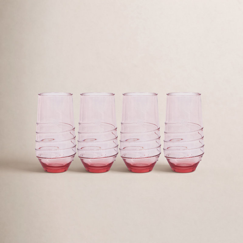 Amalia Acrylic Small Tumbler, 18.5 Oz., Coral