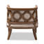 Fauteuil demi-tonneau en polyester 29,1 po Enid