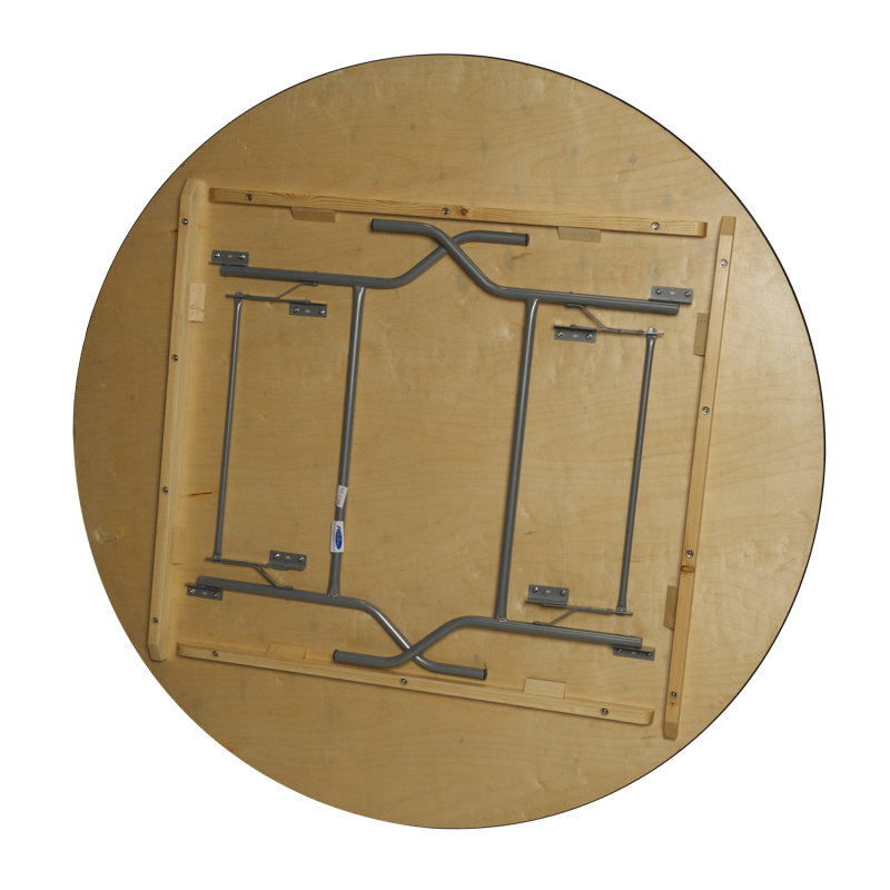 Table pliante portable WFT, Rebord en caoutchouc, H 30 po x L 30 po x P 30 po