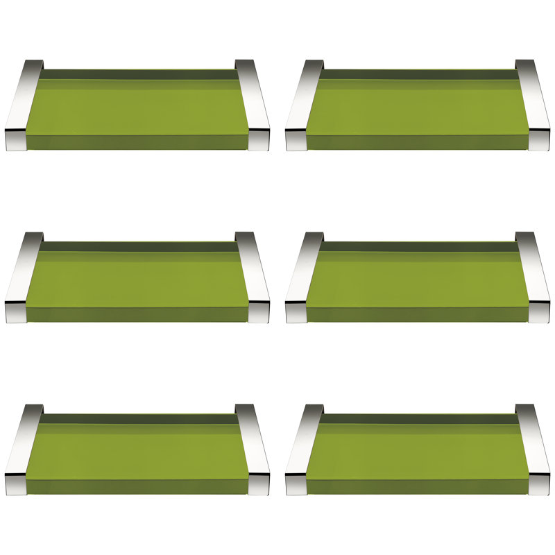 Plat de service MEPRA Quattro, H 2,36 po x L 11,81 po x l 7,87 po, Limette