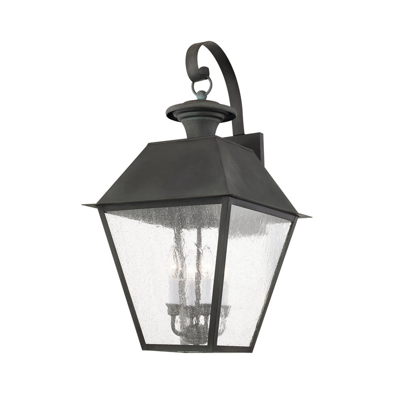 Lanterne murale d'extérieur 4 lumières Pineville, Anthracite