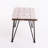 Industrial Style Coffee Table With Wood And Iron, 18" X 43" 18", Finish Rustic Metal Outdoor Table, Top, Appearance