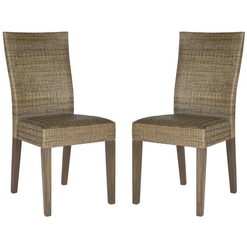 chaise d’appoint en acajou gris  Willow