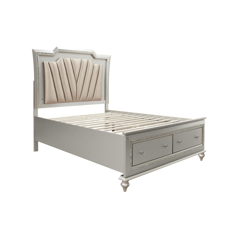 Coronet Upholstered Platform Storage Bed, Queen