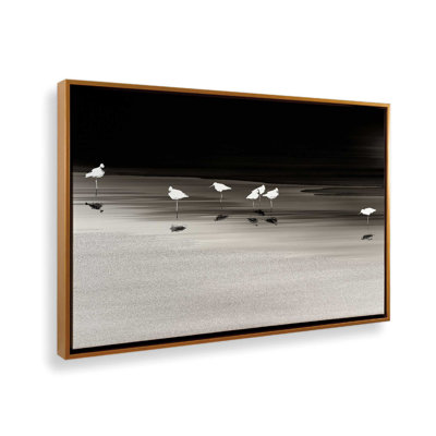 «Silhouettes in the Tide», reproduction sur toile dans un cadre