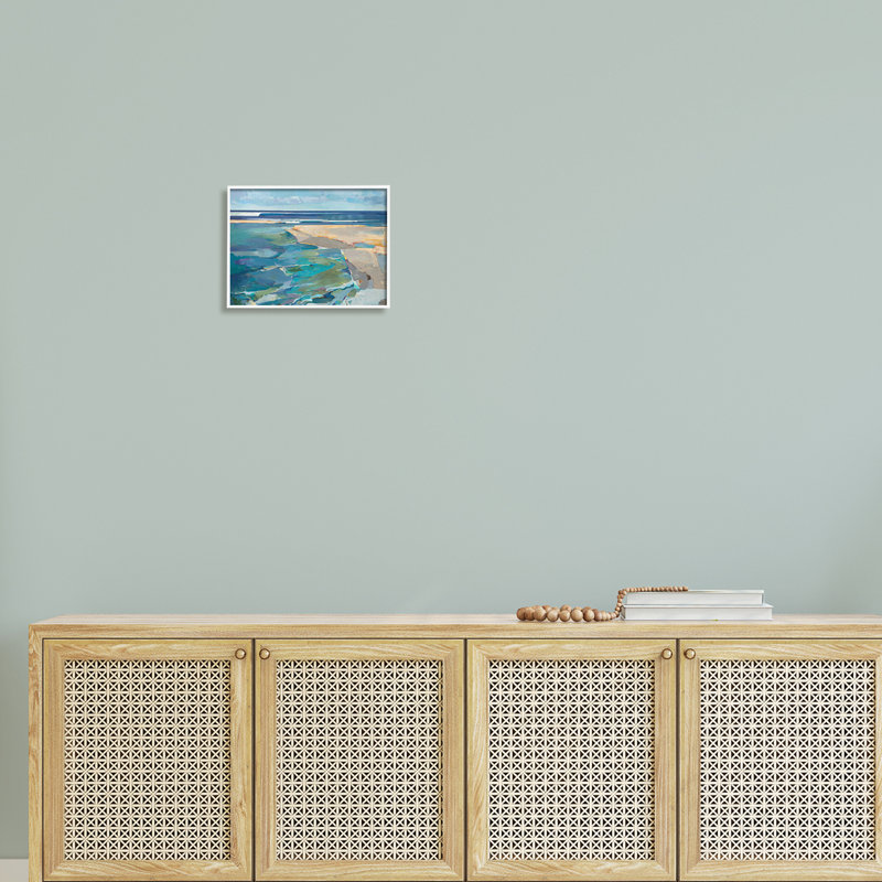 Rosecliff Heights Abstract Beach by Third And Wall Painting | Wayfair