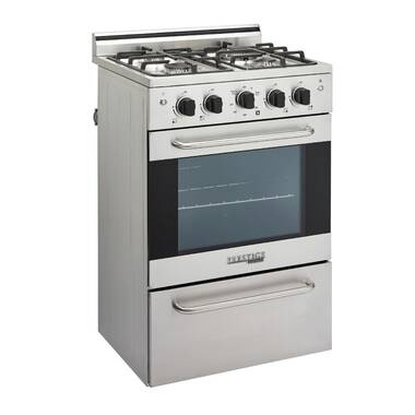 Unique Appliances Prestige 24 in. 2.3 cu. ft. Electric Range with  Convection Oven in Stainless Steel UGP-24V EC S/S - The Home Depot