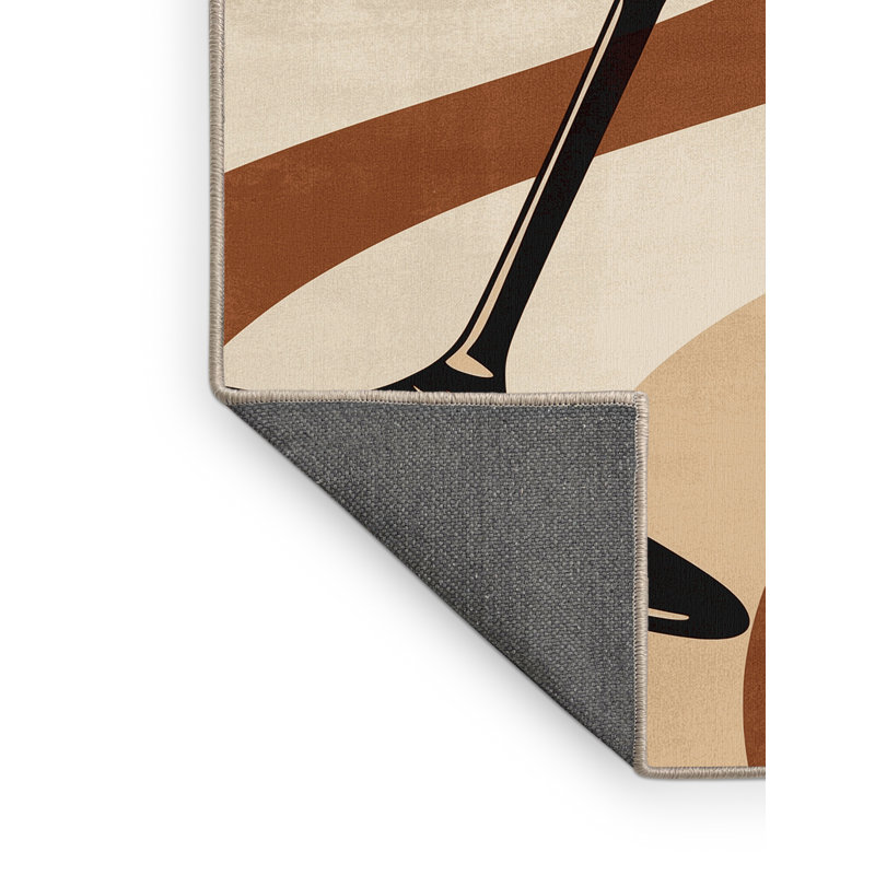 Tapis doux et moelleux en verre Acheson, 2 x 3
