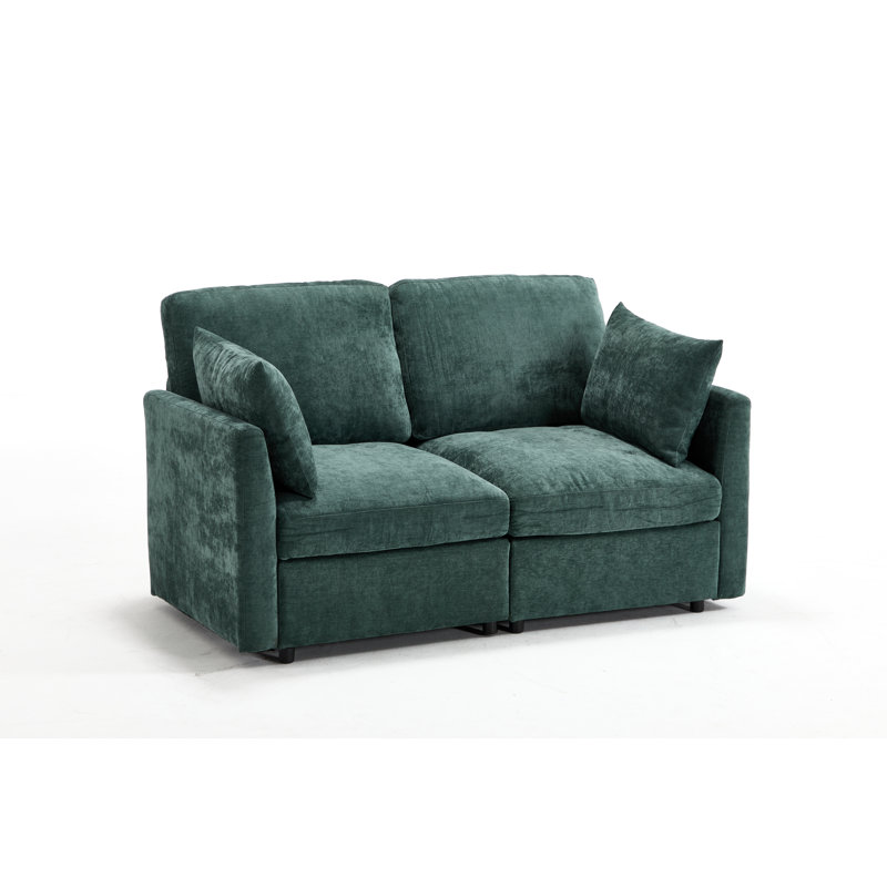 Canapé modulaire 59 po , Vert