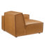 Fauteuil modulaire en cuir Vegan Normant