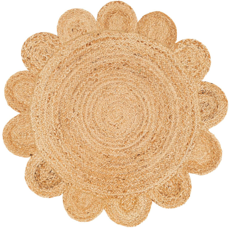Tapis contemporain Contemporary, Rond 3 pi 1 po