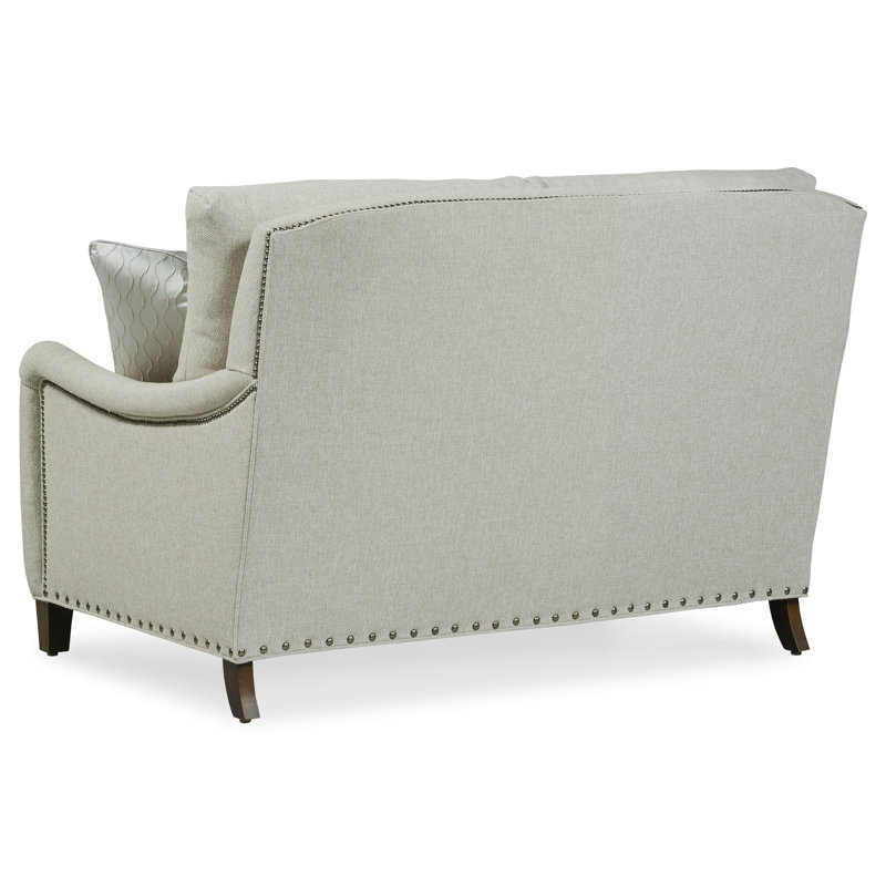 Smythe Loveseat, Alabaster (3157 73), Espresso