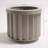 Round Strata Planter MD - Grey Brown