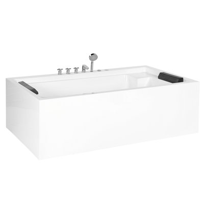 Yearsley 1100mm x 180mm Whirlpool Acrylic Bathtub