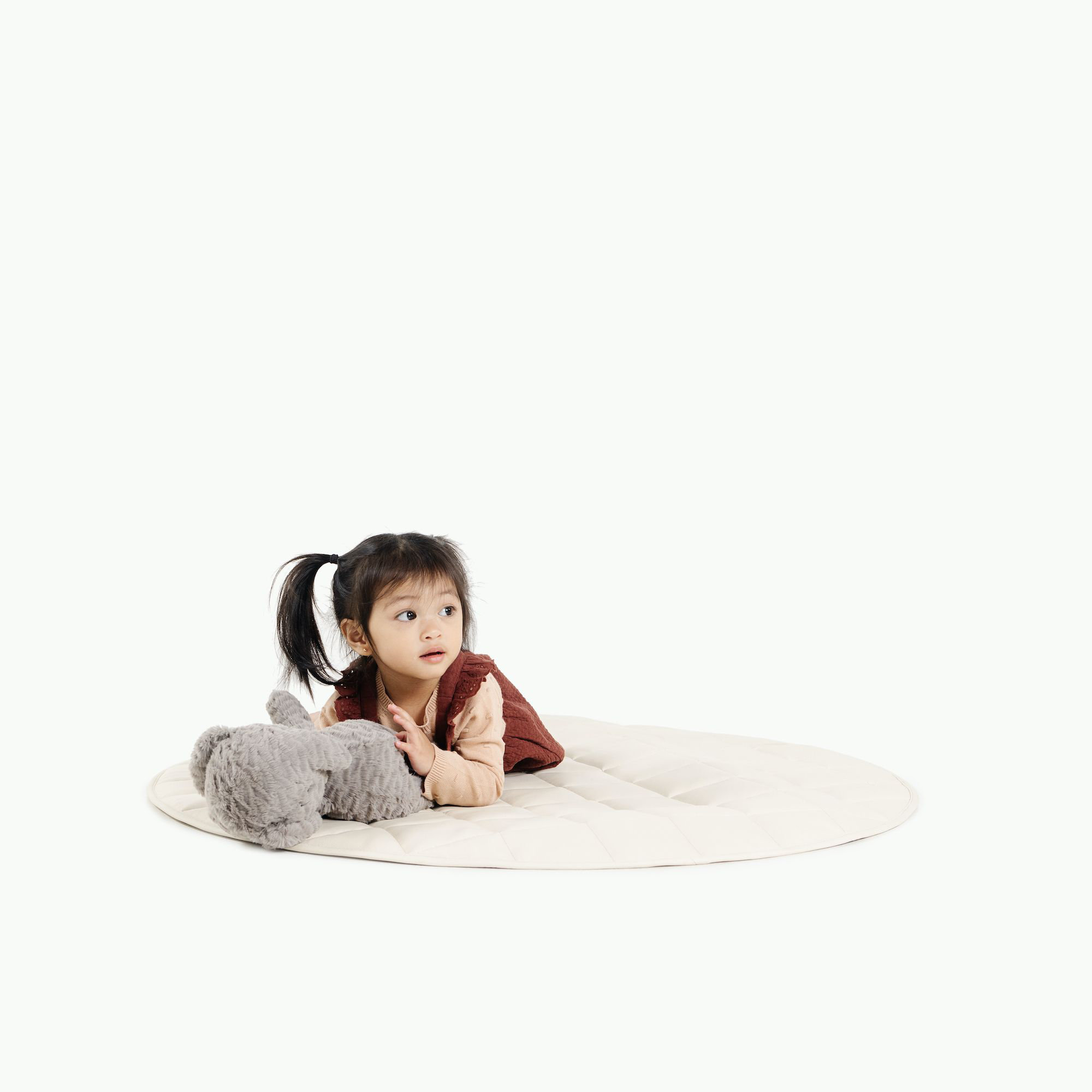 Gathre Quilted Mat, Ivory