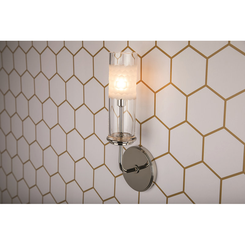 Wentworth 1 - Light Armed Sconce, Polished Nickel