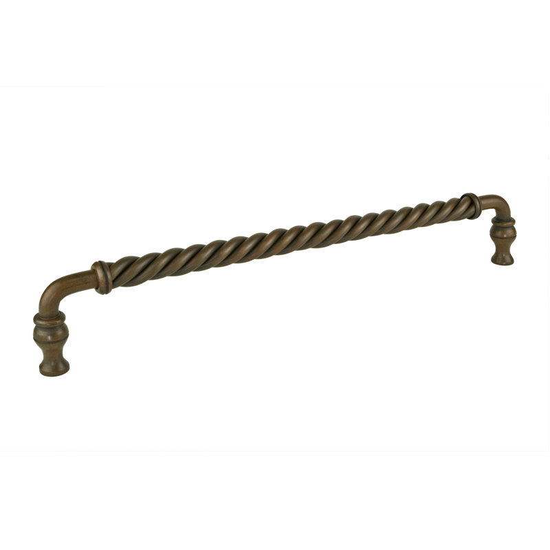 Poignée barre 12 po Traditional, Rouille