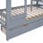 Hatina Kids Castle Style Storage Bunk Bed with Slide and Stairs-987003182-987003171