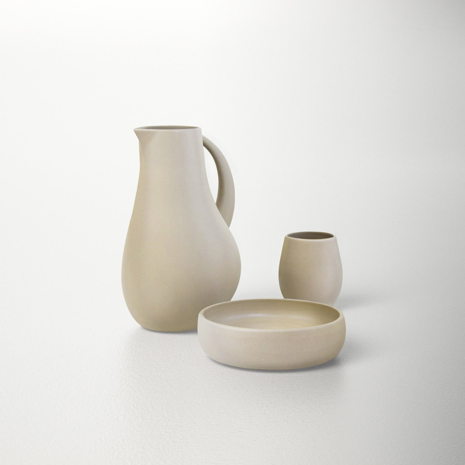 Borgen 5-Piece Stoneware Serving Set, Pita