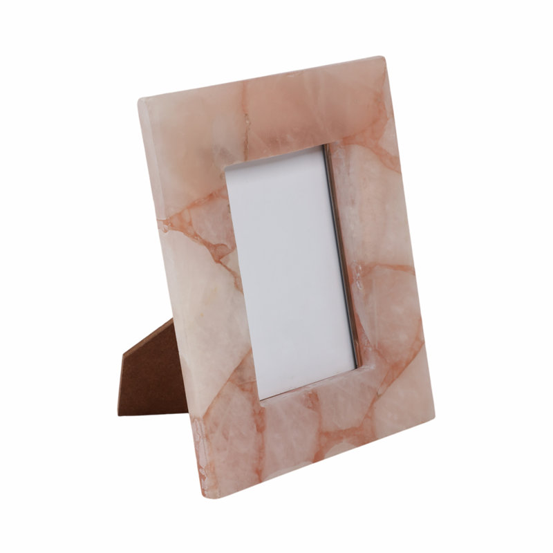 Cadre photo Elloise Edina Quartz, Rose, 4 po x 6 po