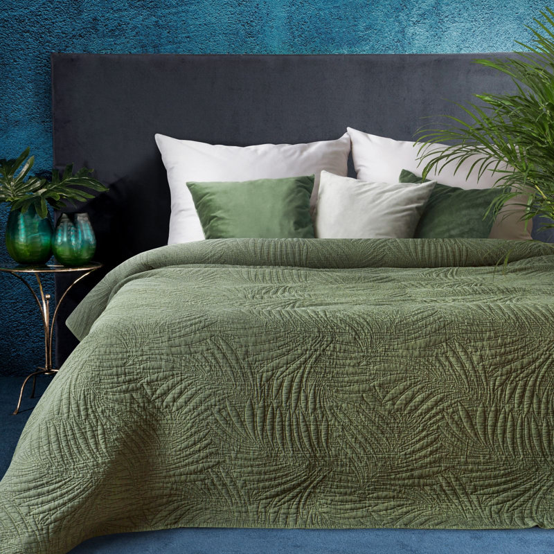 Rhoden Floral Bedspread, W220 x L240cm, Blue