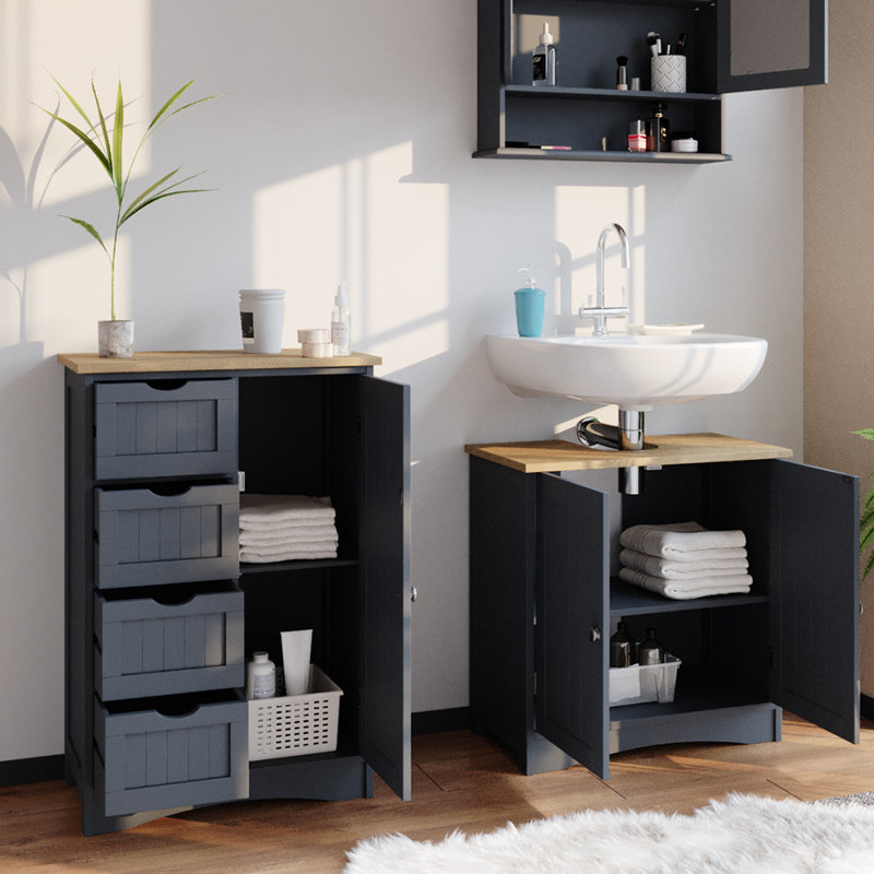 Mccollough Freestanding Linen Cabinet