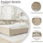Wood Daybed With Storage Shelves ,3 Drawers And 2 Sliding Doors-663760389