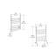 Chauffe-serviettes électrique à fixation murale et autoportante avec minuterie intégrée de bord Imperia-40190501