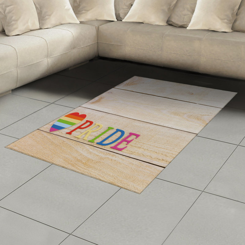 Tapis décoratif Pride, Rectangle— 4 pi x 5 pi 8 po