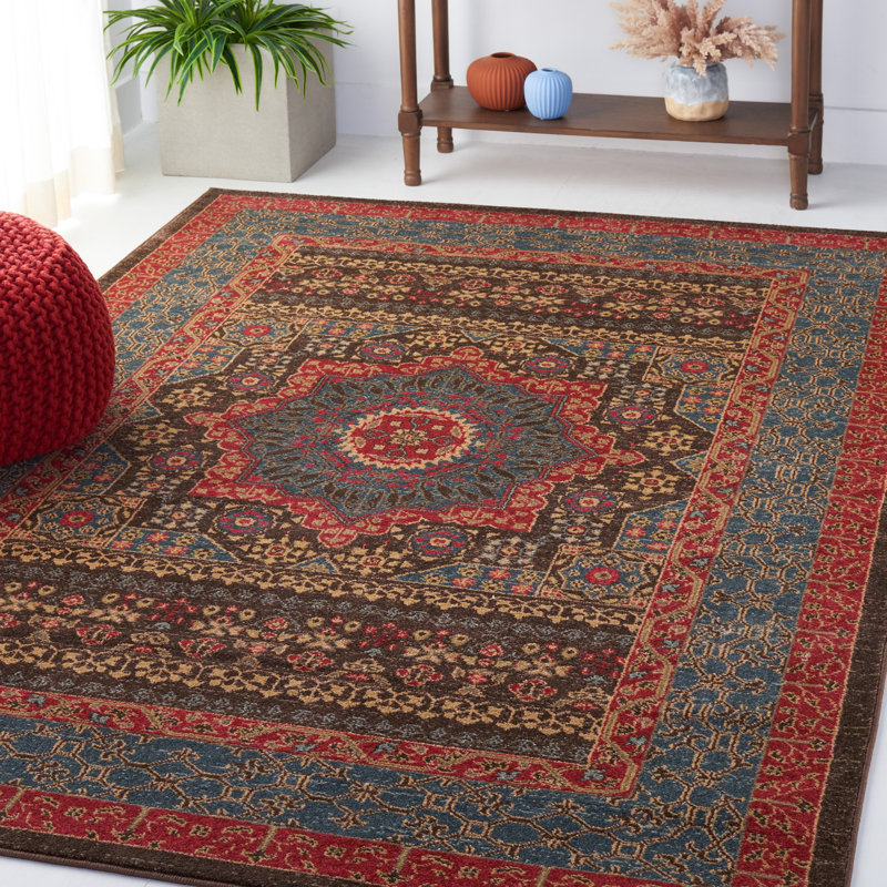 Hadassah Oriental Hand Woven Area Rug, Rectangle 201 x 279 cm