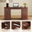 Bureau cannelé moderne avec rangement Ato-847477640