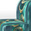 Fauteuil de chambre rembourré Glam Mettalic II-831148743