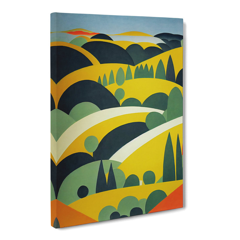 Everman Spring Forest In Abstract Vol.2 - Wrapped Canvas Print, 76cm H x 50cm W x 3cm D