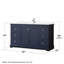 Ensemble de meuble-lavabo simple 60 po Avery-51712090-51712092-51978290