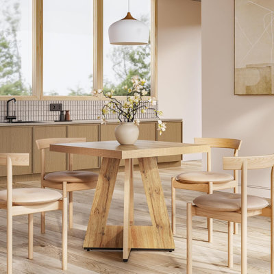 Square Unfinished Dining Table